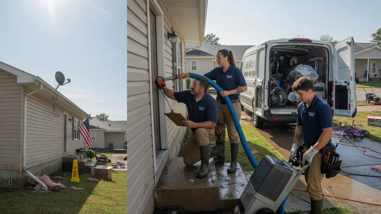 Ceiling Water Damage Restoration in Osawatomie, KS near me